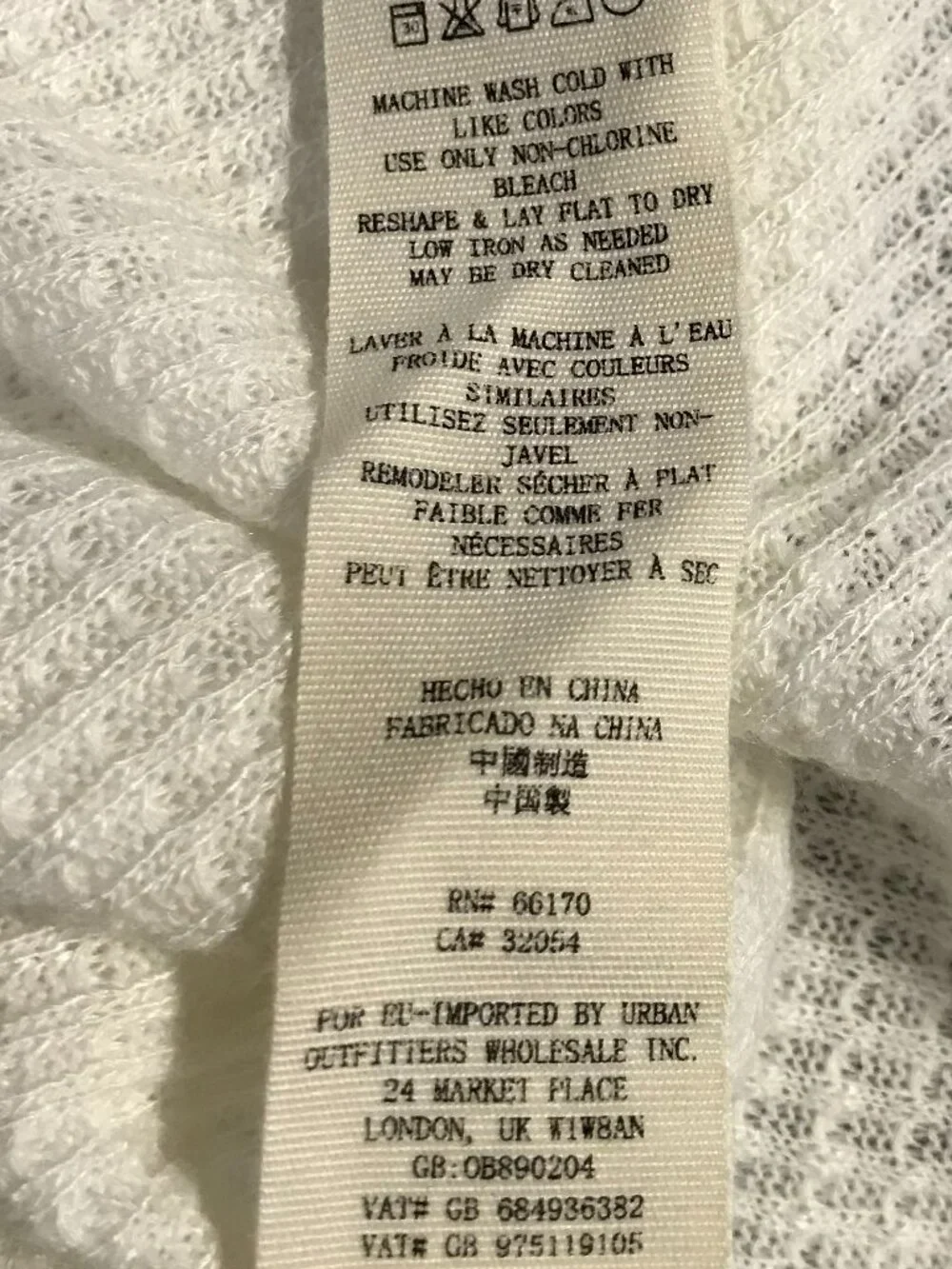 Free People Sweetest Thing Top Small Ivory Lace Sleeve Thermal Knit
